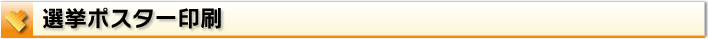 選挙ポスター印刷
